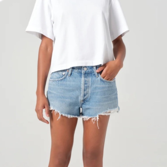 Agolde Pants - Women's Denim Agolde Parker Shorts